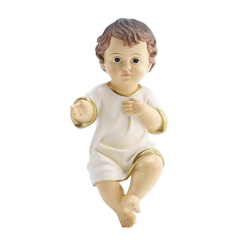Custom Resin Religious Figurines Jesus Baby Doll Figure Catholic Gifts Ideas