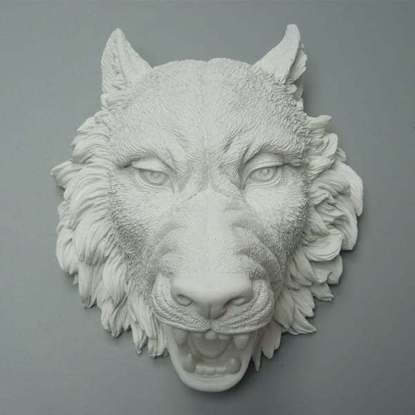 Wolf Head Wall Decor