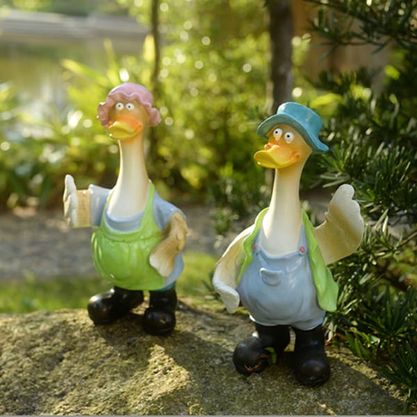 Resin Duck Statue