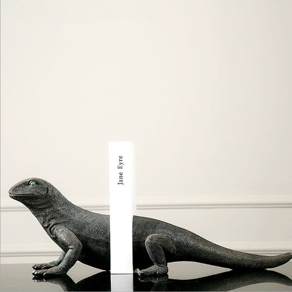 Home Decor Accessory Resin Lizard Bookend