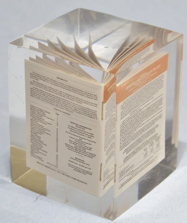 Mini book Paperweight