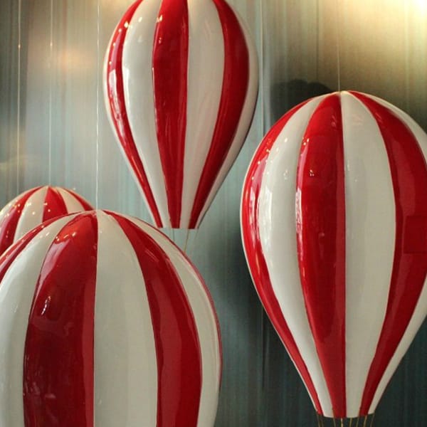 Fiberglass Hot Air Balloon Decoration 