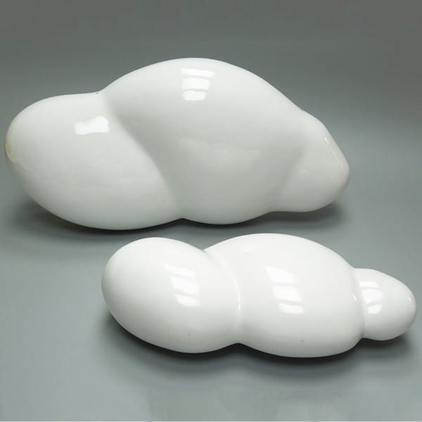 Fiberglass 3D White Cloud Visual Display Props