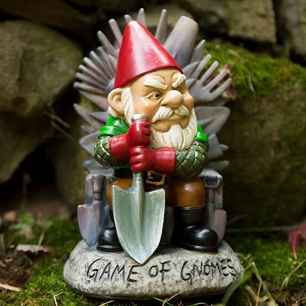 Resin Game of Gnomes Garden statue